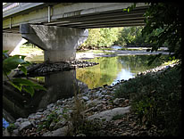 river access at 71st Street bridge
