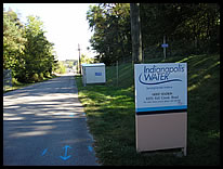 entrance to Geist Dam