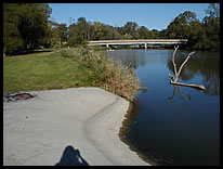 river access at Geist Park