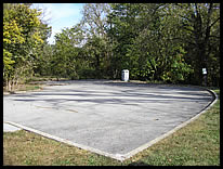 parking area #10 at Fall Creek Corridor Park at Fall Creek Rd.