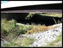 SE corner path to river at SR 38