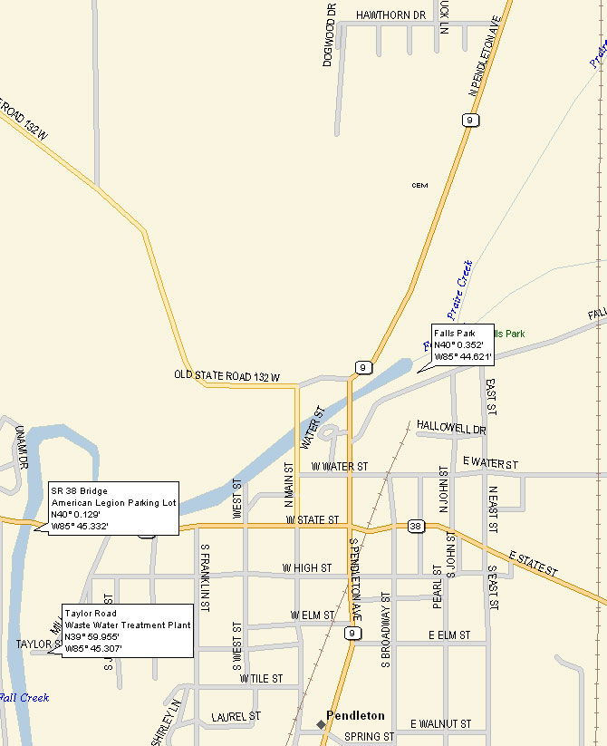 map to Pendleton access points