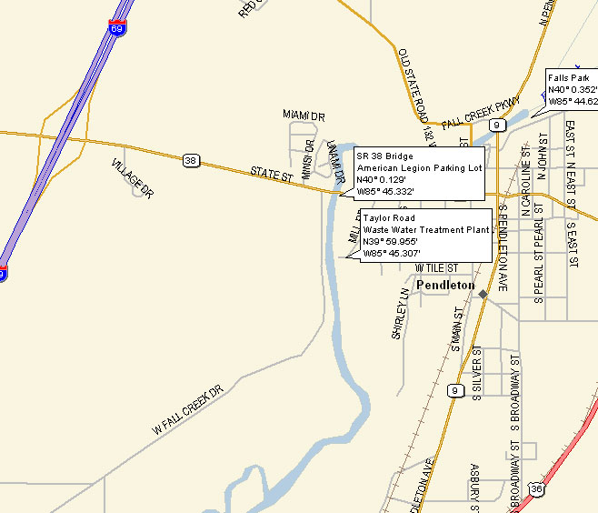 map to Pendleton access points