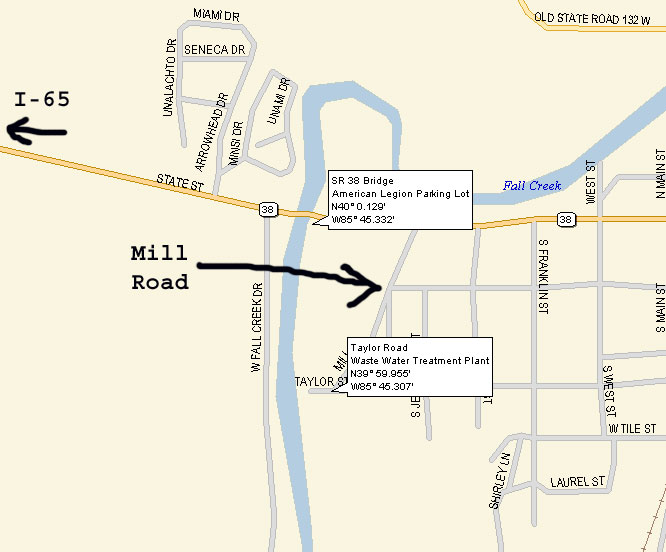 map to Taylor Street access point